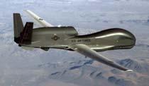 Predator B / Reaper (General Atomics) 65' wingspan, 36' length, 300 mph, 50000' ceiling, 3800 lb