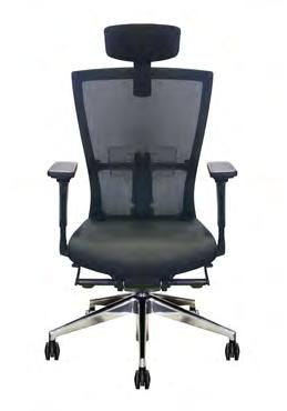 Adjustable tilt tension & lumbar Seat sliding and angle adjustment Synchronized