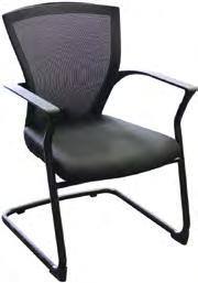 Premium mesh back Mesh fabric seat Cantilever style frame Stylish
