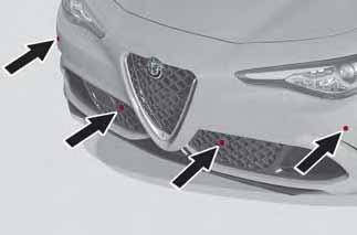 Vehicles With Front And Rear Sensors The parking sensors, located in the front and rear bumpers, detect the presence of any obstacles and warn the driver through an acoustic signal and visual