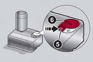 5. Start the compressor by placing the power switch in the on position (I). 6.