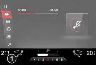 Rear passengers temperature is linked to driver side selection. Air Distribution Selection Push the Air Distribution Selection button on the faceplate to change the mode of air distribution.