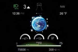 Trip A and Trip B are used to display the values relating to: Distance travelled Average fuel consumption Average speed Active trip Fuel consumption indicator To reset the values, press and hold down