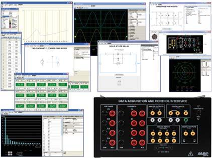 Electricity and New Energy Data Acquisition and Control Interface (DACI) Electromechanical Systems (EMS) Simulation Software The Data Acquisition and Control Interface (DACI) is a highly versatile