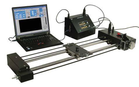 The system features a single-axis, belt-driven positioning system, a digital servo controller, and powerful software tools.
