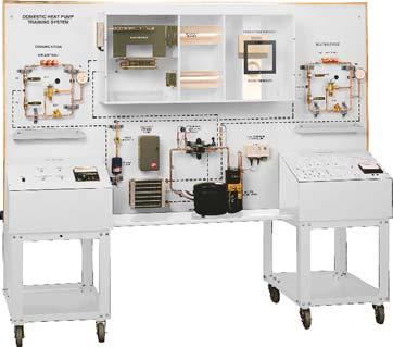Heating, Ventilation, Air Conditioning, and Refrigeration Heat Pump Training System Refrigeration Training System (Compact) The Heat Pump Training System provides the necessary hardware and manuals