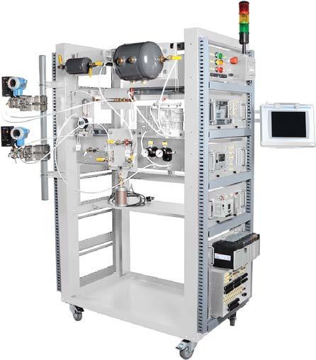 Process Control Industrial Air Pressure/Flow Process Training System I/O Interface with LVProSim The Air Pressure/Flow Process Training Systems introduce students to process instruments and control