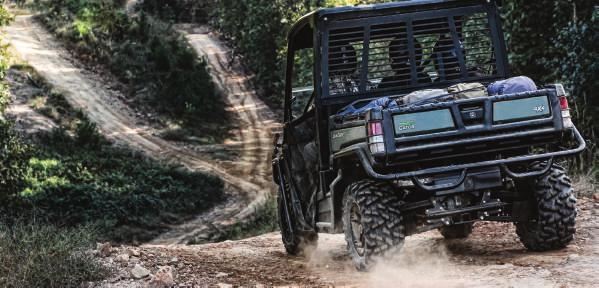 True on-demand 4WD Switch between turf friendly traction mode to a locked rear diff to On-Demand True 4WD for maximum traction for the most challenging terrain.