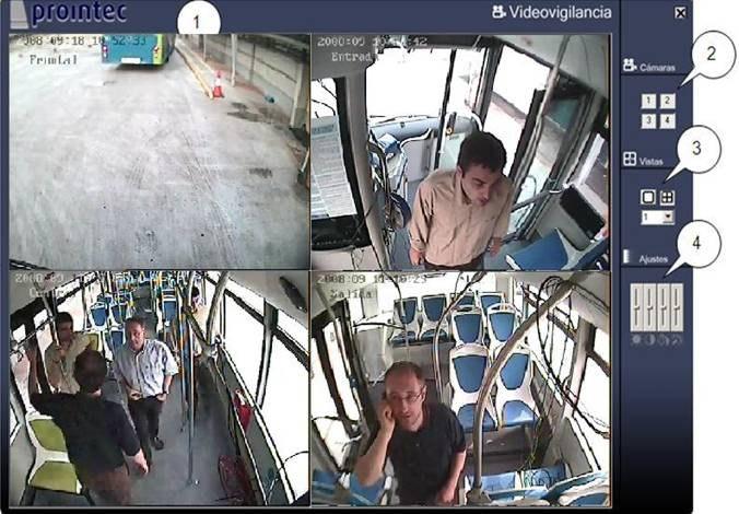 Those videos are transferred from the bus to the control centre by HSDPA-3G communications, and can either be activated by the driver or by the control centre operator.
