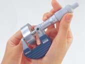 Test results show that unaccustomed users obtain significantly better results with the new Quick micrometer.