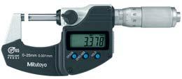 DIGIMATIC Micrometer Digital standard external screw type micrometer with IP-65 protection.
