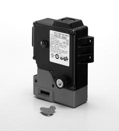 HSE Interlock Switches with Solenoid (-circuit) Dual main circuit + lock monitor circuit provide more safety to your system Basic unit and solenoid unit in one housing Lightweight plastic housing All