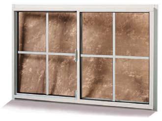 Clean and Even Sight Lines - Marine Glazed Additional Features - Anti-Lift Sash Blocks