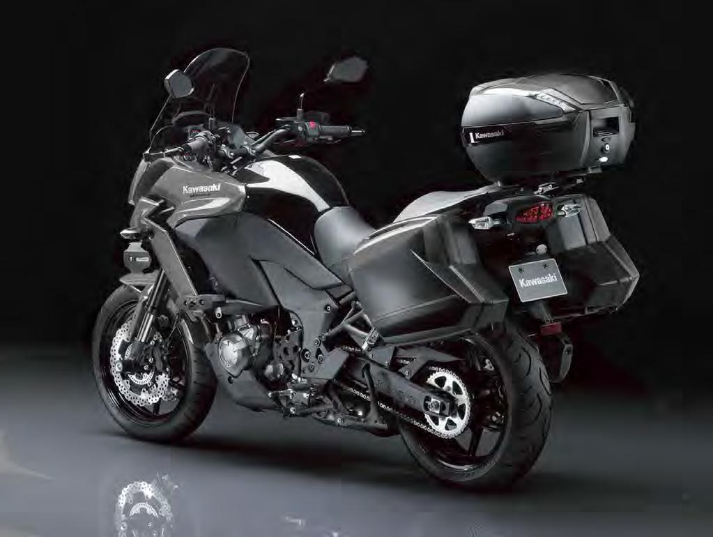 RIDE LONGER, RIDE FARTHER RIDE LONGER, RIDE FARTHER In addition to the riding excitement offered by the nimble chassis and exhilarating engine, the Versys 1000 offers the comfort and carrying