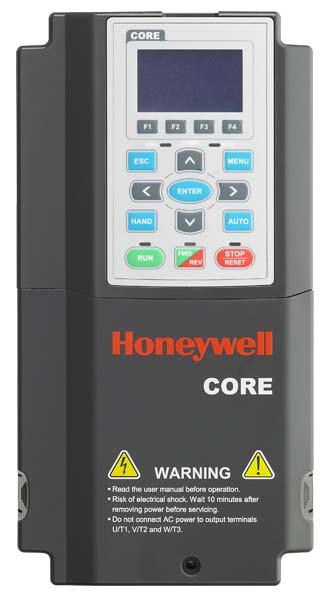 Additionally, the Honeywell VFD CORE is rated for constant torque, industrial applications. Overall, the Honeywell VFD CORE is a full-featured base drive that will meet the majority of building needs.