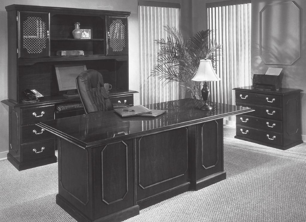 7350 LAMINATE GSA Traditional integrity is inherent in the attention to detail with our Governors series, and with an expansive line offering in an Engraved Executive Mahogany finish, Governors