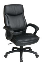Executive Leather Chair ECH407-EC6 $259 Wave Mesh Back