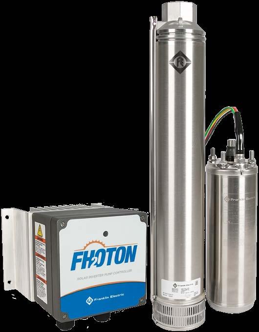 ALL-IN-ONE PACKAGE The Fhoton SolarPAK is the system solution to your solar pumping requirements.