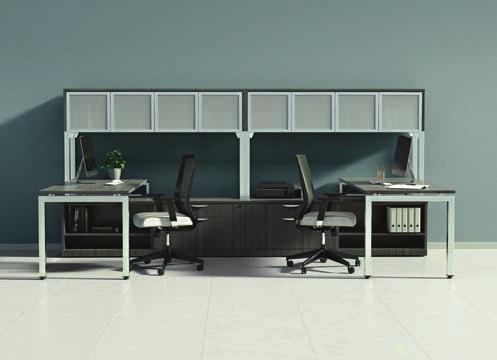 E6 E7 E8 E9 E5 Elements Plus L-Shaped Workstation 72 x 71 x 24 D Work Surface 799 Options As Shown: Hutch with 4 Laminate Doors 344 Hutch available in