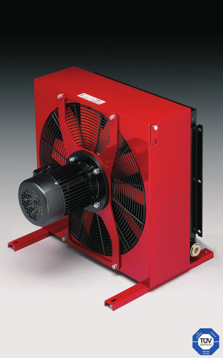 COMPLETE OIL / AIR COOLER SYSTEM WITH AXIAL FAN FOR INDUSTRIAL APPLICATIONS.
