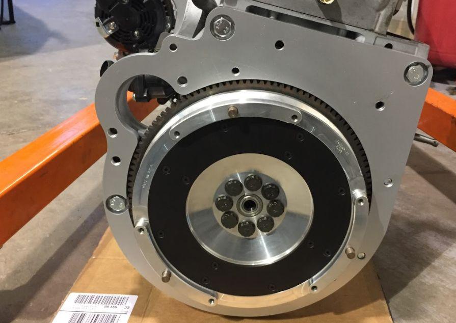 Both K and BP flywheels accept a BMW E46 OEM style clutch kit. If using a ZF 5-speed or Getrag 260, a clutch from an E46 5-speed 328i or 330i must be used.