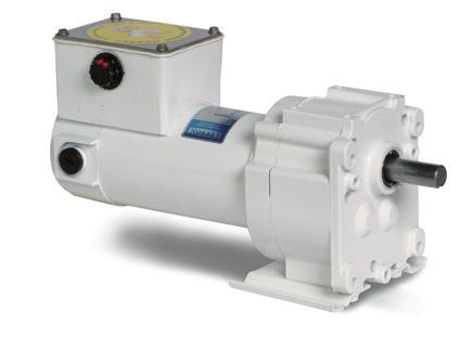 IP55 Gearmotors - Parallel Shaft White Epoxy Painted Explosion Proof P300 Series - SCR RATED - 90V - Parallel Shaft - TENV - 1.0 Output F.L Torque (Lb.In.