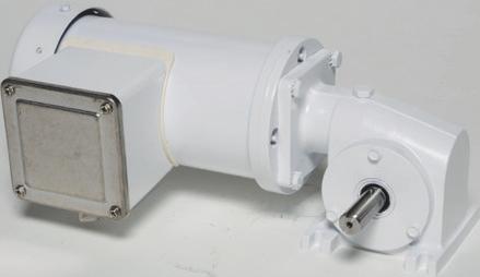 IP55 AC Gearmotors Right Angle Explosion Proof Features: Single phase PSC designs include capacitor inside conduit box These gearmotors are designed for mounting at any angle, but motor below the