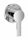6gpm at 45 psi 35 033 000 Inlets: ½" Universal* $ 228 Outlets: ½" Universal* 3-Way Diverter Trim 29 215 001 GROHE