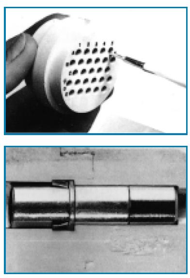 Contact Inserts with Crimp Contacts The Contact holding system of ODU DOCK was derived from the MIL-technique with metal clip (barbed hook) approved for million of times.
