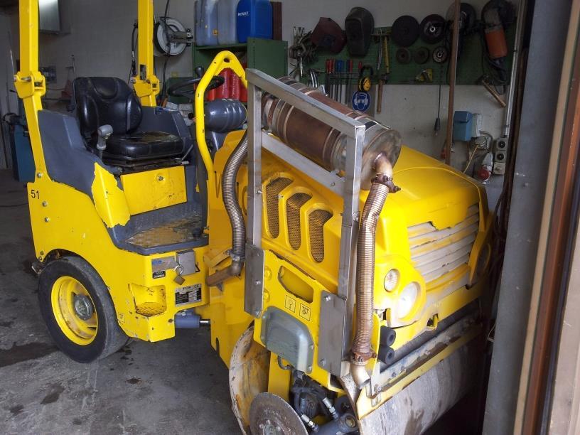 Roller Compactor High Idle Mode Machine passes