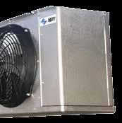 Highlighted Features and Options Low Profile Unit Cooler 3 FANS AND HOUSING 12 heavy duty aluminum fans are