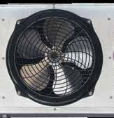 air flow Mounts flush to ceiling Slide out end panels NSF approved COILS AND DEFROST HEATERS Available in 4 or