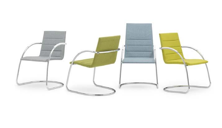 Hints of classic design blend with functional, modern solutions to form a chair that is not only comfortable, but also particularly versatile and suitable for both operative areas