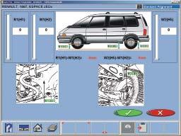 3D animated graphics Complete vehicle specs and vehicle-related information assists the user even when handling less