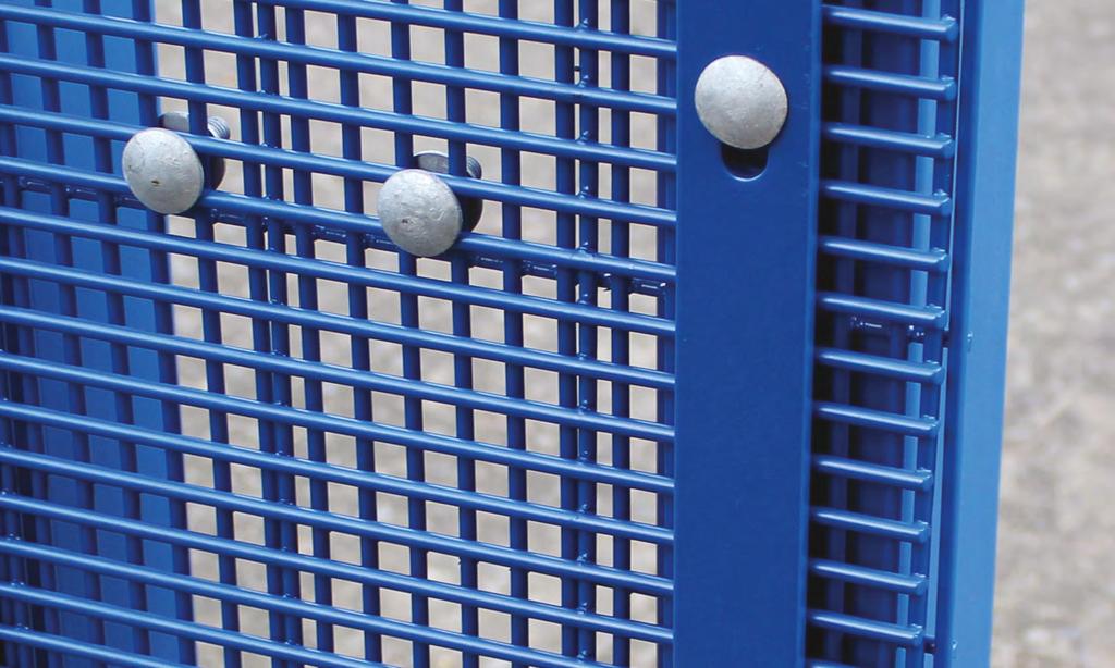 SECURI-MESH PLUS SR2 The Securi-Mesh Plus SR2 rated system provides an ideal solution for a wide variety of higher security perimeter applications with its double layer of 358 mesh and small