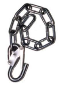 Trailer Safety Chain Assembly Safety Chain is defined as an assembly which provides a secondary means of connection between the rear of the towing vehicle and the front of the trailer (or towed