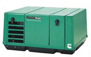 generators where low noise and low vibration are required.