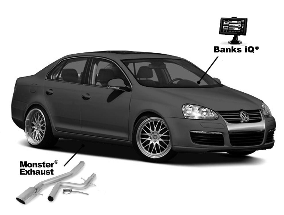Products available from Banks Power for the 2009-2011 VW Jetta TDI Banks iq System (P/N 61201) - 5 touchscreen interface -