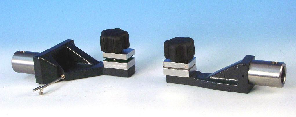 The following clamps are available: Pneumatic yarn clamps for the second load cell, F 427/34, ident. no. 3779/4 (max tol. test load 20 dan). (Fig.