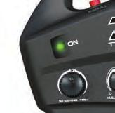 Change the adjustment by pressing the button and sliding it to the desired position. There are two settings available: 50/50: Allows equal travel for both acceleration and reverse.
