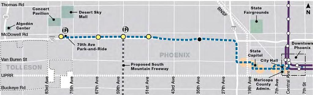 Capitol/I-10 West LRT Extension Conducting Environmental