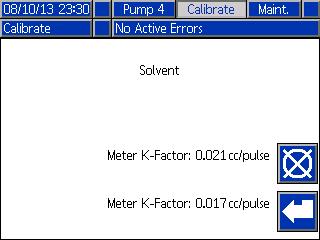 After the Measured Volume is entered, the Accept Figure 73 Enter Measured Volume of Solvent Calibration window will appear.