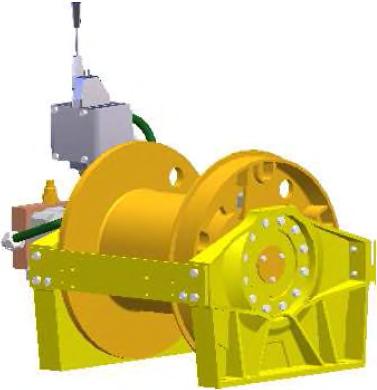 Winch LS5000H75(GC) Note: LS hydraulic units are rated at Top Layer