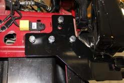 (It is recommended to use the existing bolts to pin the baseplate in place while