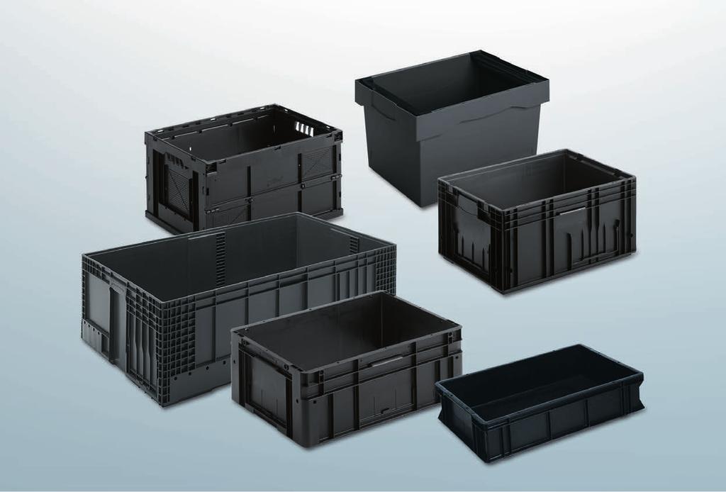 Special products / Accessories Large variety Upon request, many different containers made of conductive material can be