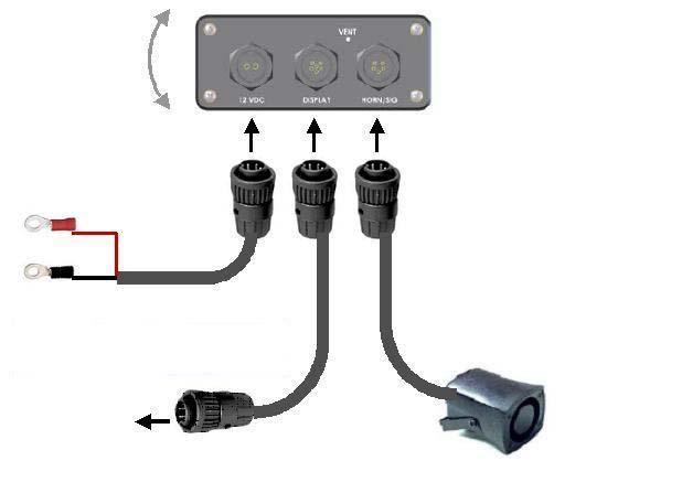WIRING The LG-Alert requires only two (2) cables to be connected to function.