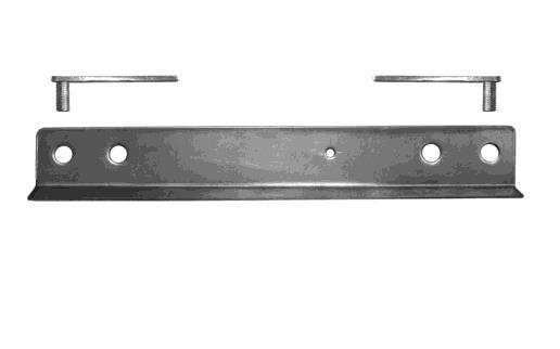 Make sure that the Bolt Plates do not disengage while tightening the hardware on the Mounting Brackets. 16.