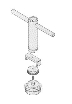 Servicing the valve (A) Replacing the plug and seat rings in valves with standard or extended bonnets: 1. Loosen screws from the linking joint and remove it from actuator and valve stem.