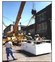 objects where the center of gravity is difficult to determine. PERSONNEL LIFTS Use cranes for lifting personnel only when no safer method is available.