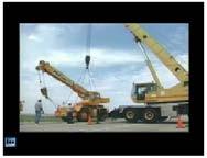 Cranes should be positioned to allow safe boarding.